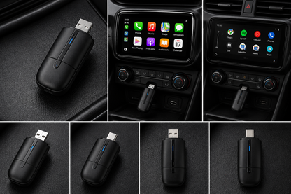 Wireless CarPlay & Android Auto Adapter (USB-A & USB-C)