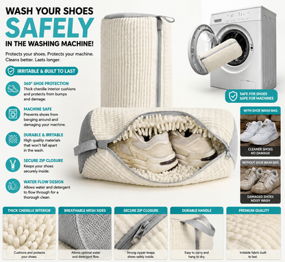 Premium Shoe Washing Bag