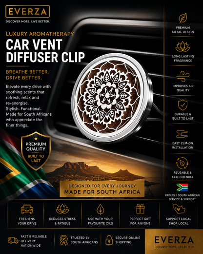 🌿 Luxury Aromatherapy Car Vent Diffuser Clip