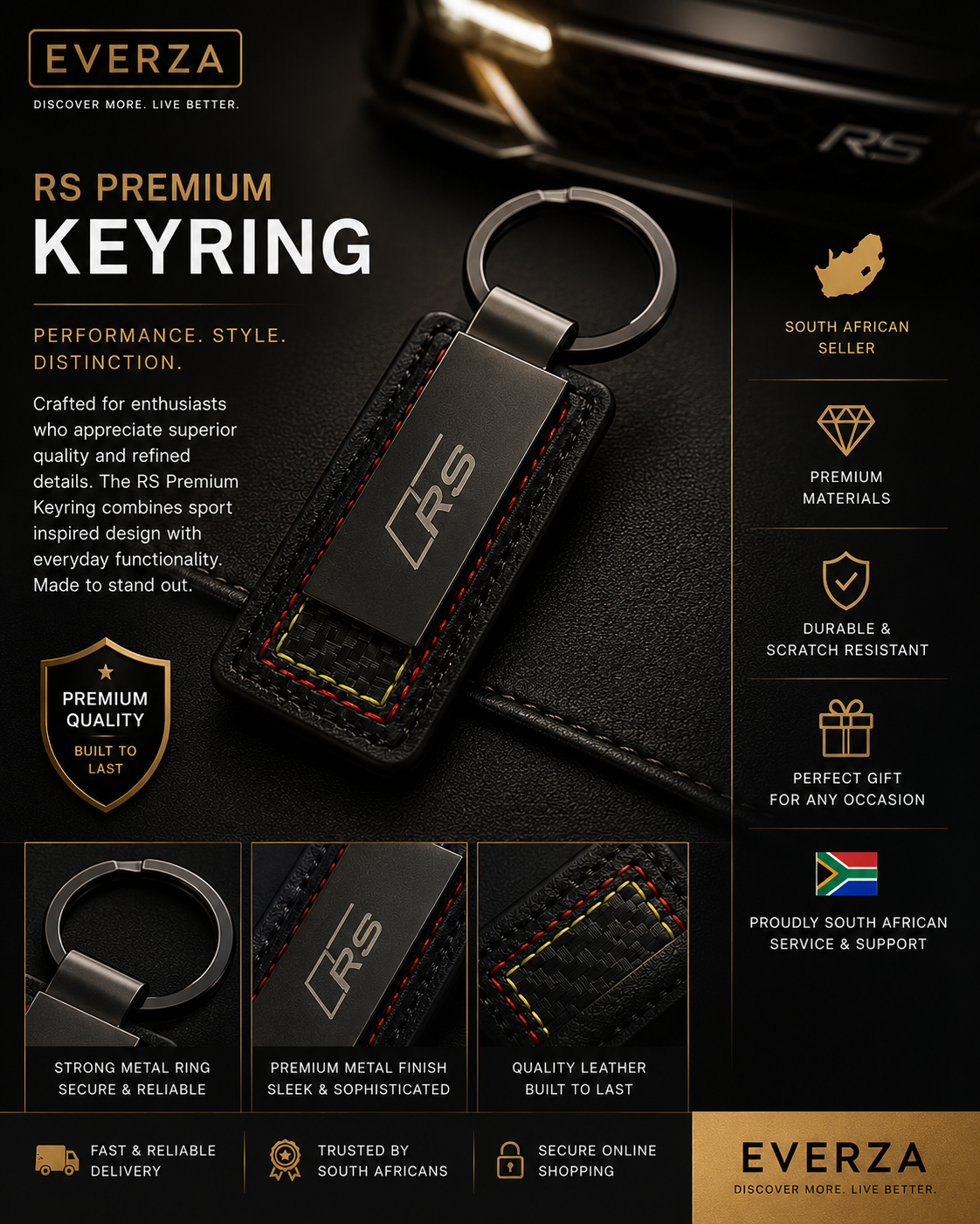 Premium Automotive Keyring Collection