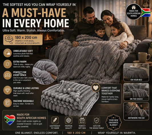 Ultra-Plush Luxury Blanket (180 x 200 cm)