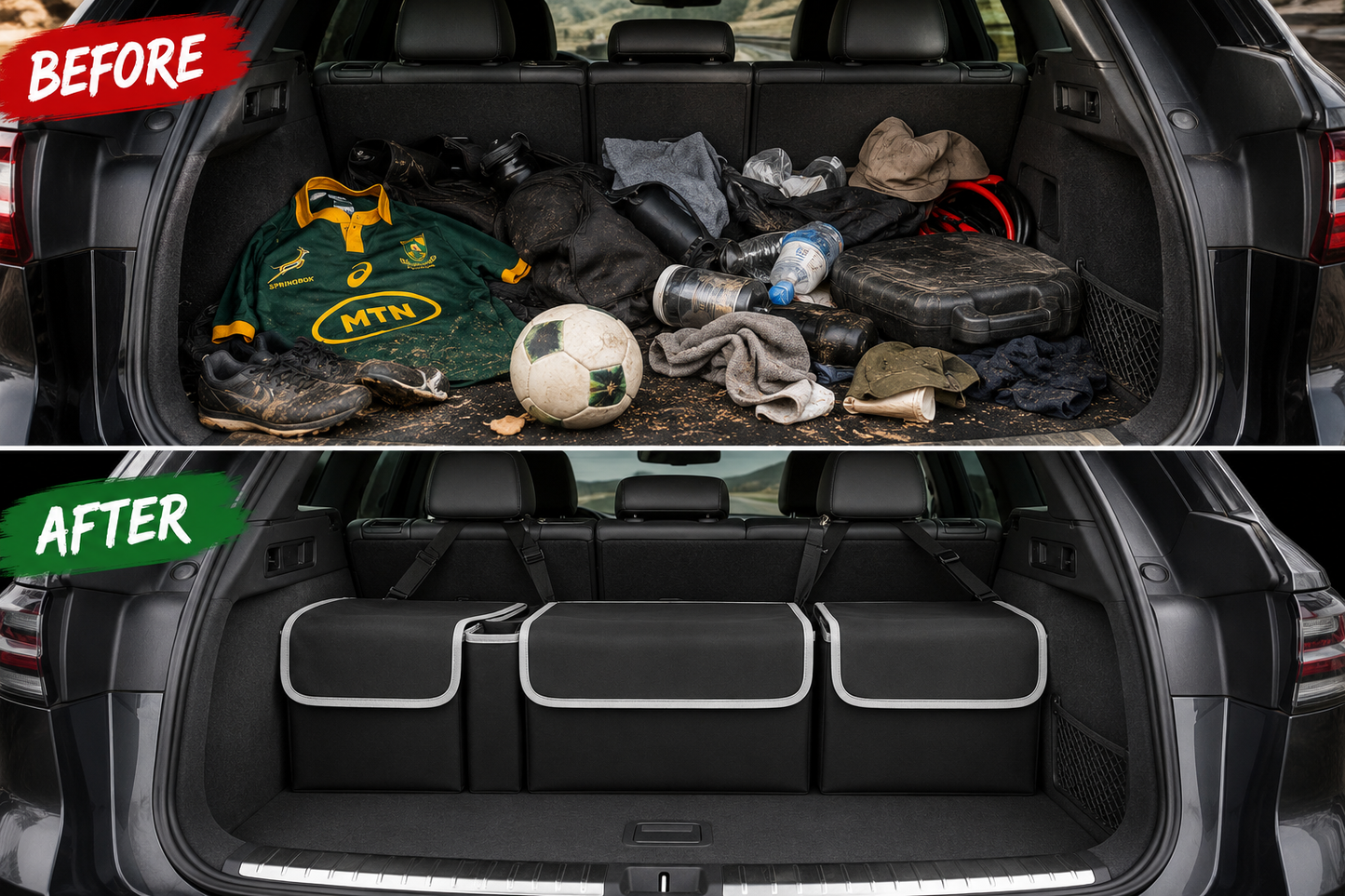 EVERZA Premium Car Boot Organiser