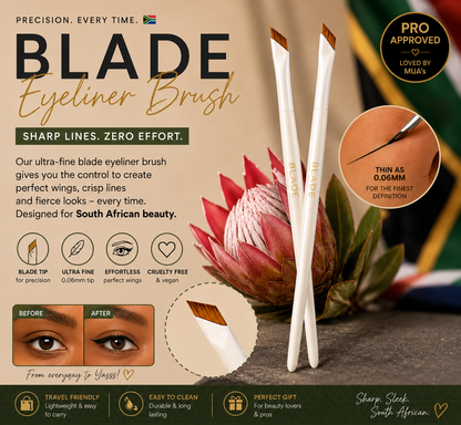 Blade Eyeliner Brush – Precision in Every Stroke ✨