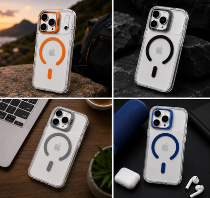 Premium MagSafe Shockproof Clear Case