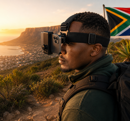 Head Strap Phone Mount – Go Hands-Free, Capture Every Moment 📱🏕️🇿🇦
