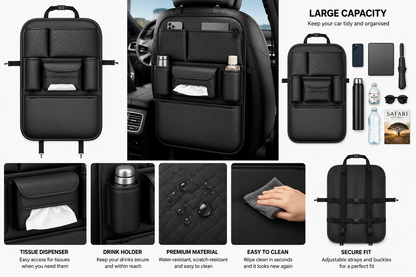 EVERZA Premium Car Seat Back Organiser