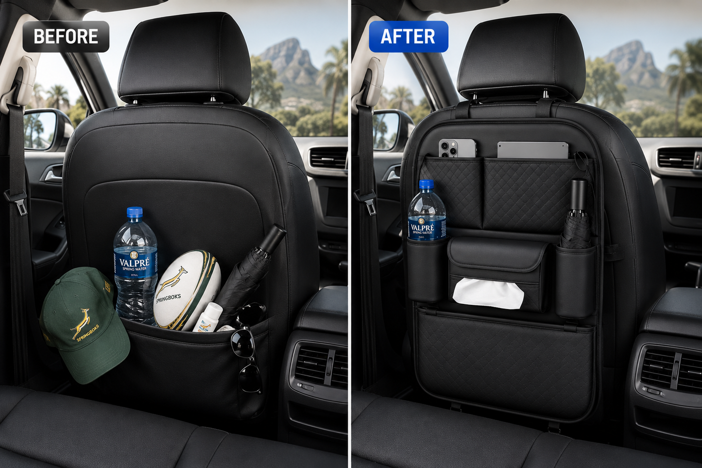 EVERZA Premium Car Seat Back Organiser