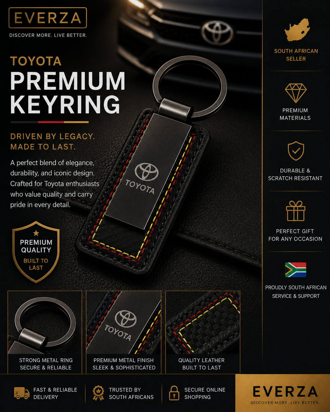 Premium Automotive Keyring Collection