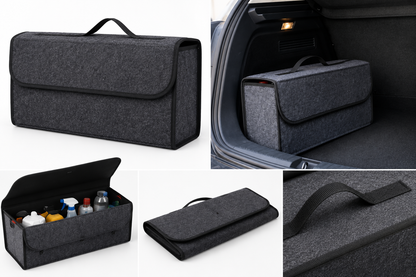 EVERZA Premium Felt Car Boot Organiser