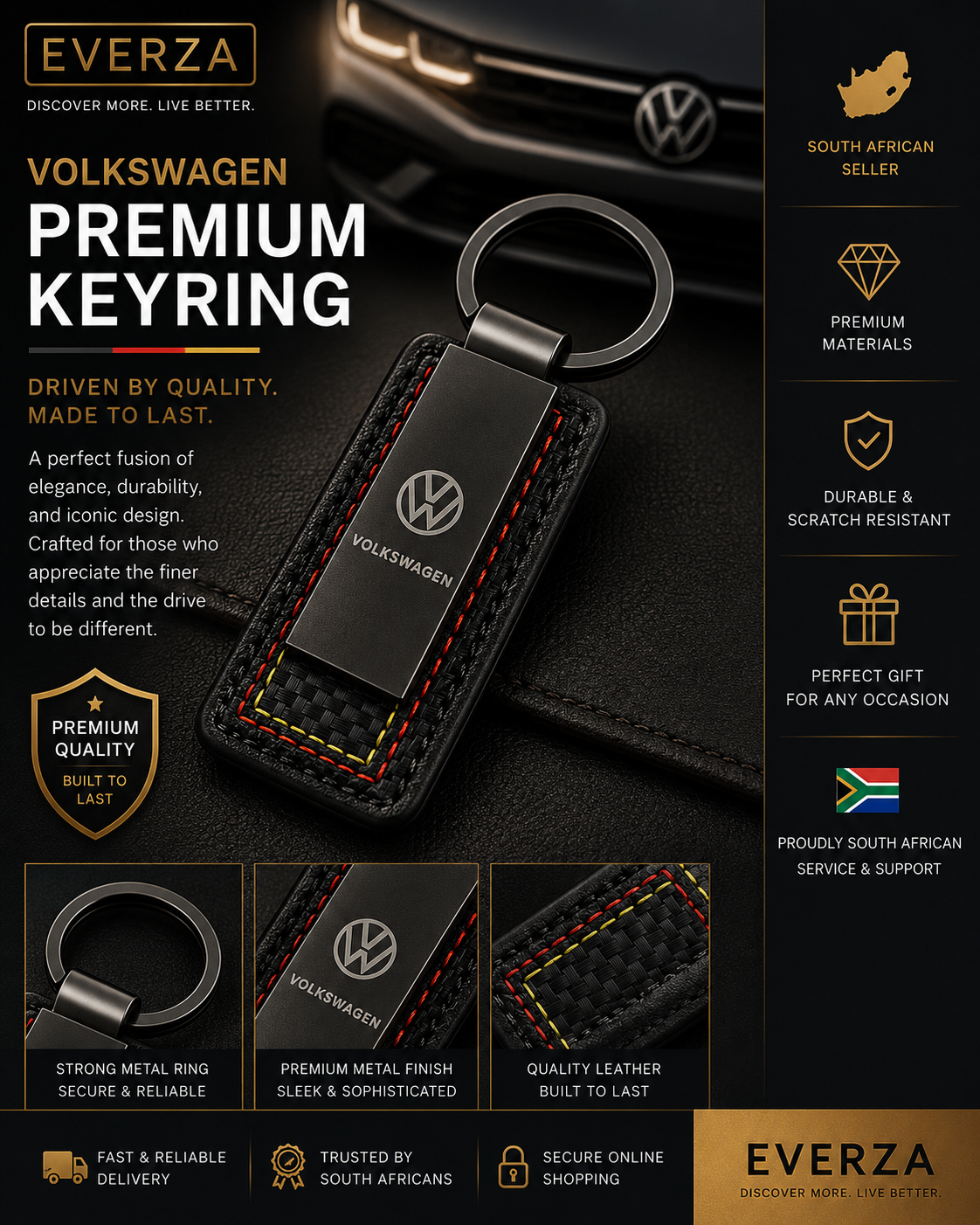 Premium Automotive Keyring Collection